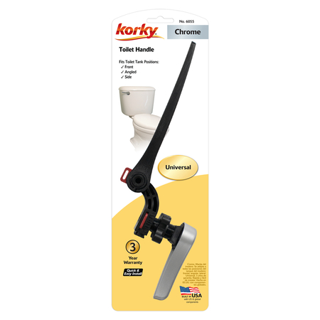 KORKY FLUSH HANDLE UNIV CHRM 6055BP